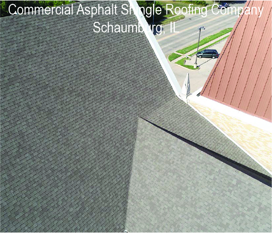 Grey Commercial Asphalt Shingle Roof For Large commercial property Schaumburg Illinois