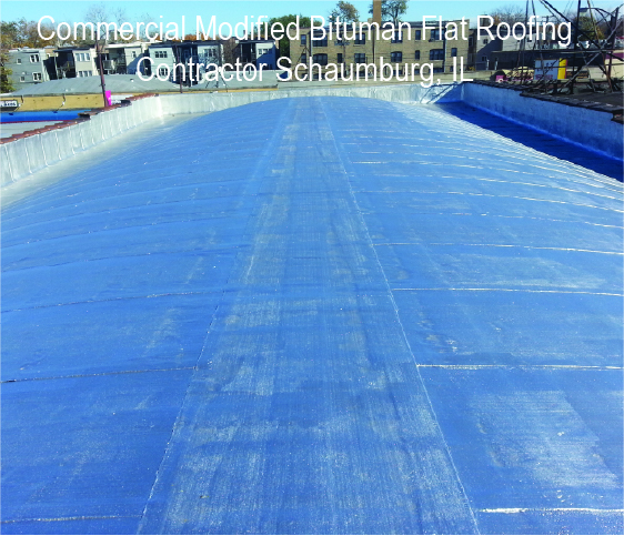 Commercial Flat Roof Modified Bitumen In Schaumburg Il 60173, 60193, 60194, 60195