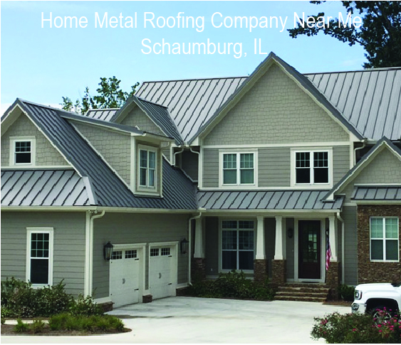 standing seam metal roof for residential home Schaumburg